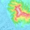 Topografisk kort Mommio Castello, højde, terræn