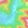 Topografisk kort Mondadizza, højde, terræn