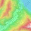 Topografisk kort Osigo, højde, terræn