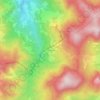 Topografisk kort Ca' dei Sabbatini, højde, terræn