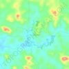 Topografisk kort Nova União, højde, terræn