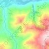 Topografisk kort Cerrè Marabino, højde, terræn
