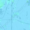 Topografisk kort Porto Fuori, højde, terræn