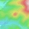Topografisk kort Maria Ehrenberg, højde, terræn