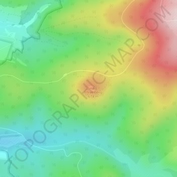 Topografisk kort Maria Ehrenberg, højde, terræn