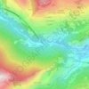 Topografisk kort La Condémine, højde, terræn