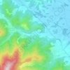 Topografisk kort Pieve di Compito, højde, terræn