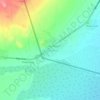 Topografisk kort Pisiga Bolívar, højde, terræn