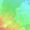 Topografisk kort Am Brand, højde, terræn