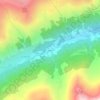 Topografisk kort Ossasco, højde, terræn
