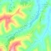 Topografisk kort Vecciano, højde, terræn