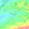 Topografisk kort Blennerhasset, højde, terræn