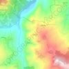 Topografisk kort Primaore, højde, terræn