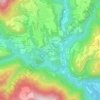 Topografisk kort Pian del Vescovo - Denat, højde, terræn