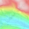 Topografisk kort Newbiggin, højde, terræn