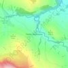 Topografisk kort Hesket Newmarket, højde, terræn