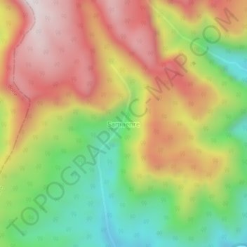 Topografisk kort Samaenre, højde, terræn