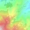 Topografisk kort Musiara Superiore, højde, terræn