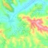 Topografisk kort Patro, højde, terræn