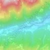 Topografisk kort Mestriago, højde, terræn