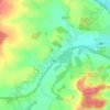 Topografisk kort Almer, højde, terræn