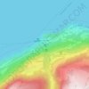 Topografisk kort Giessbachfälle, højde, terræn