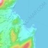 Topografisk kort Selbekken, højde, terræn