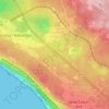 Topografisk kort Grotta Nuova a S della Stazione di Aurisina, højde, terræn