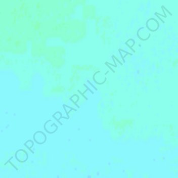 Topografisk kort Hoyón, højde, terræn