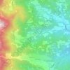Topografisk kort Fecchiera, højde, terræn