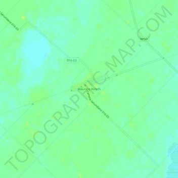 Topografisk kort Mauricio Hirsch, højde, terræn