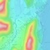 Topografisk kort Skelgill, højde, terræn