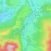 Topografisk kort Eisenärzt, højde, terræn