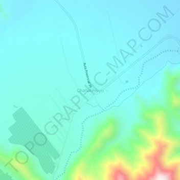 Topografisk kort Chañarmuyo, højde, terræn