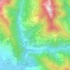 Topografisk kort Giustagnana, højde, terræn