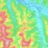 Topografisk kort San Donato a Livizzano, højde, terræn