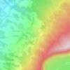 Topografisk kort San Martino al Cimino, højde, terræn
