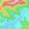 Topografisk kort Case Benti, højde, terræn