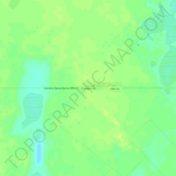 Topografisk kort Condarco, højde, terræn