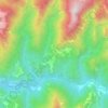 Topografisk kort Vico Pancellorum, højde, terræn