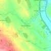 Topografisk kort Newton Reigny, højde, terræn