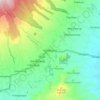 Topografisk kort Gekbrong, højde, terræn