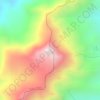 Topografisk kort Tatamailau, højde, terræn