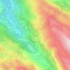 Topografisk kort Vado Lucoli, højde, terræn