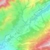 Topografisk kort Ricken SG, højde, terræn