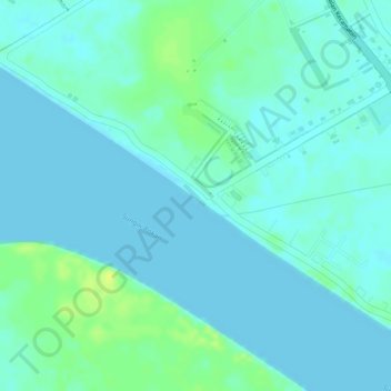 Topografisk kort Batu Enam, højde, terræn