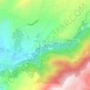 Topografisk kort Pietra Pizzuta, højde, terræn