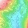 Topografisk kort Ponto Valentino, højde, terræn