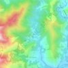 Topografisk kort Torri Superiore, højde, terræn
