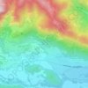 Topografisk kort Cornaletto Sottano, højde, terræn